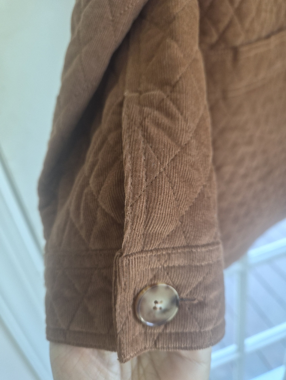 *NWT* [Sezane] Will Jacket In Camel Velvet, Size M - Picture 4 of 10